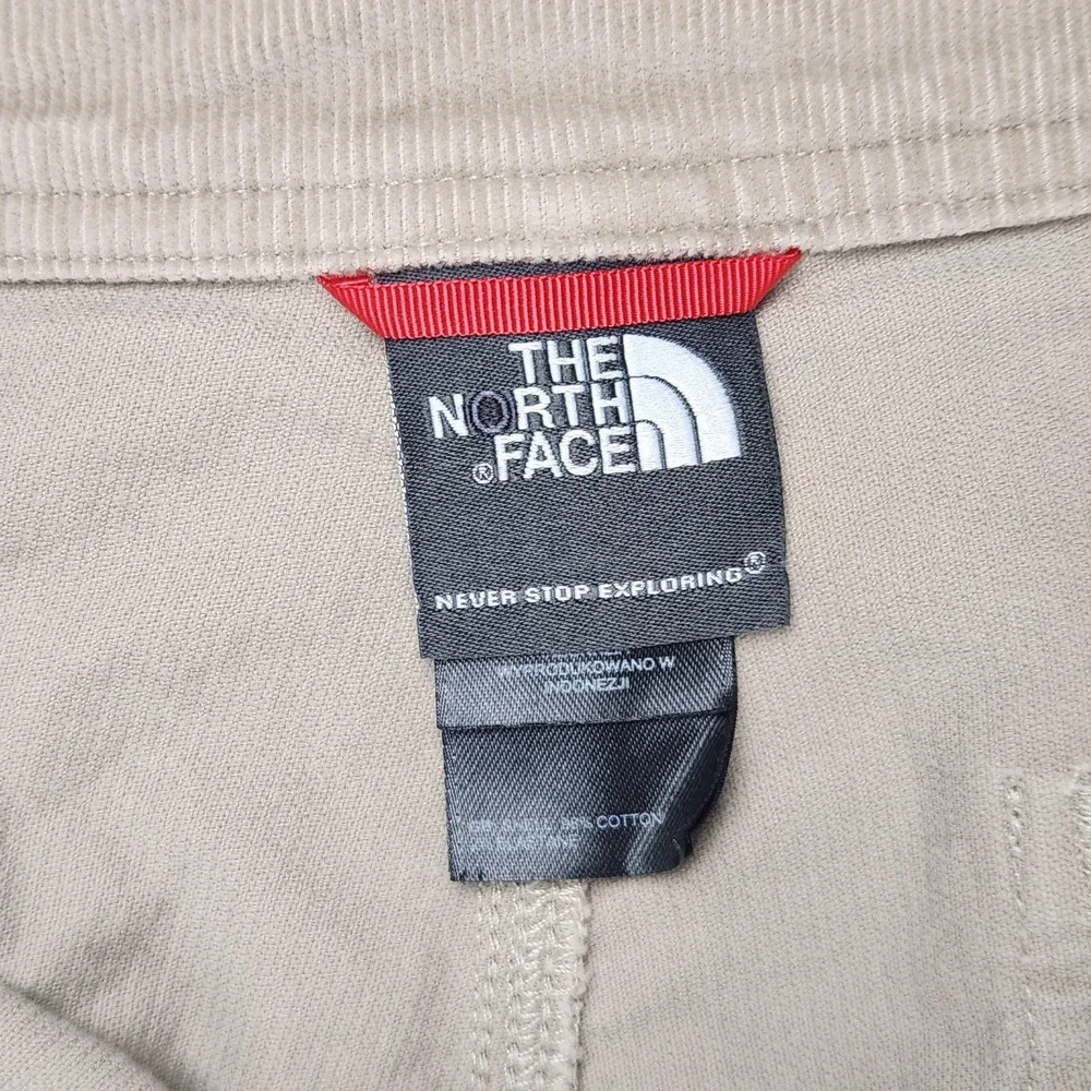 The North Face Pants Mens XL Khaki Beige Corduroy Stretch Casual Outdoor Cotton